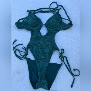 Berlook Chic Teal One Piece Swimsuit S B01